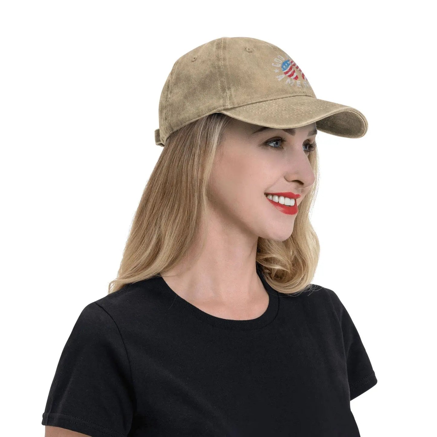 Happy 4th of July Hat for Men Women Independence Day Cap God Bless America Hat Patriotic American USA Hat