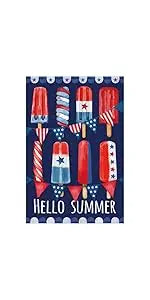 Morigins God Bless America 4th of July Garden Flag Double Sided Patriotic Strip and Star American Flag Independence Day Yard Out