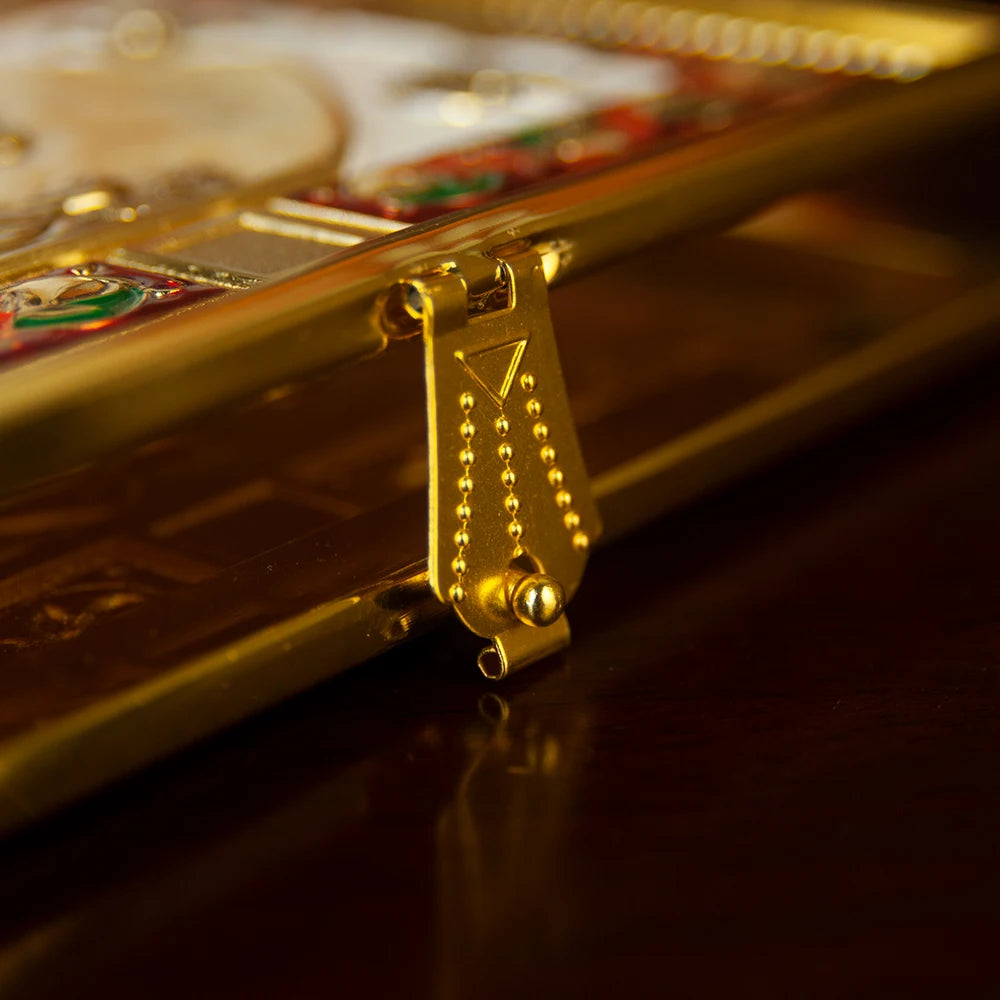 Handmade gold-plated Orthodox Bible Gospel Book Cover