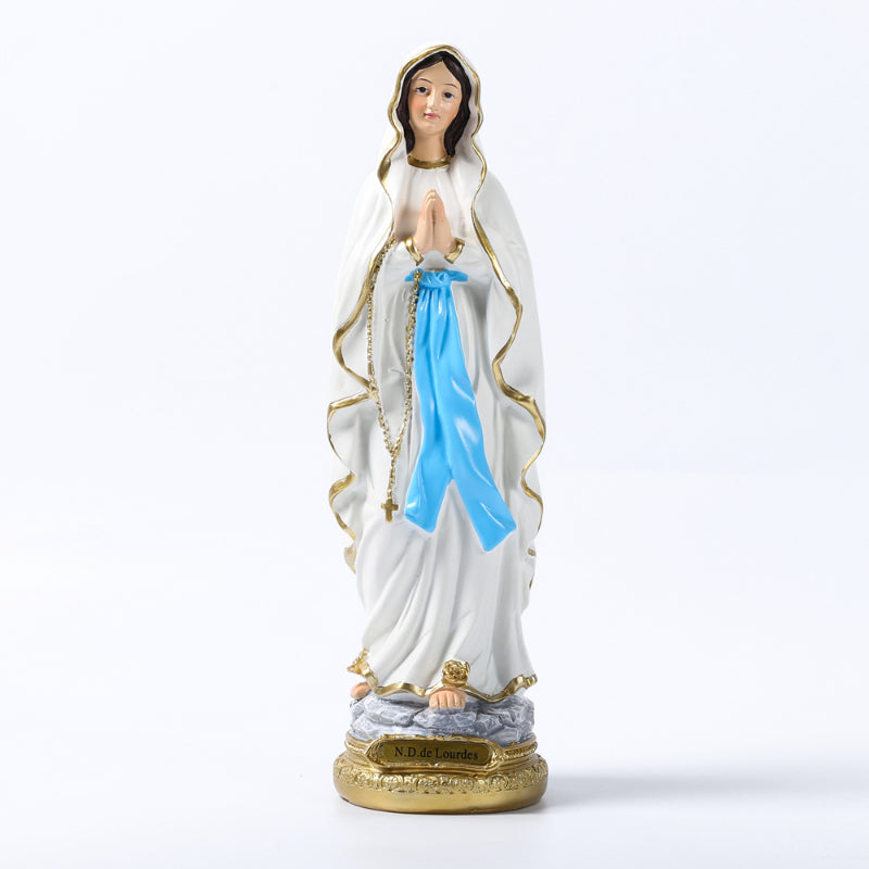 Virgin Mary Resin Statue Religion Jesus Religious Statue Souvenir Interior Decoration Gift