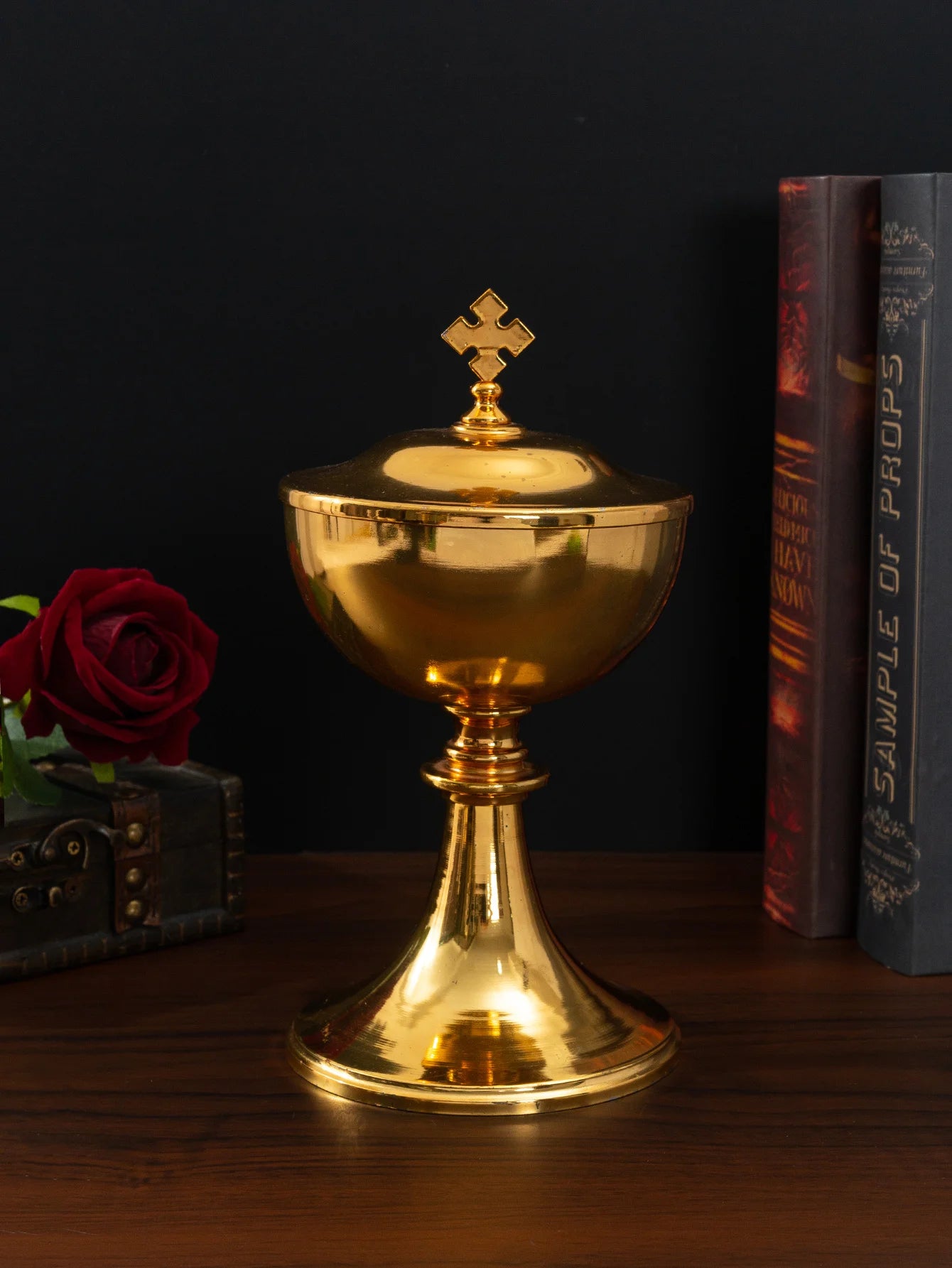 Holy Grail, Holy Box, Rosary, Rosary, Gold-plated Liturgical Supplies, Holy Communion Cup, Mass Supplies