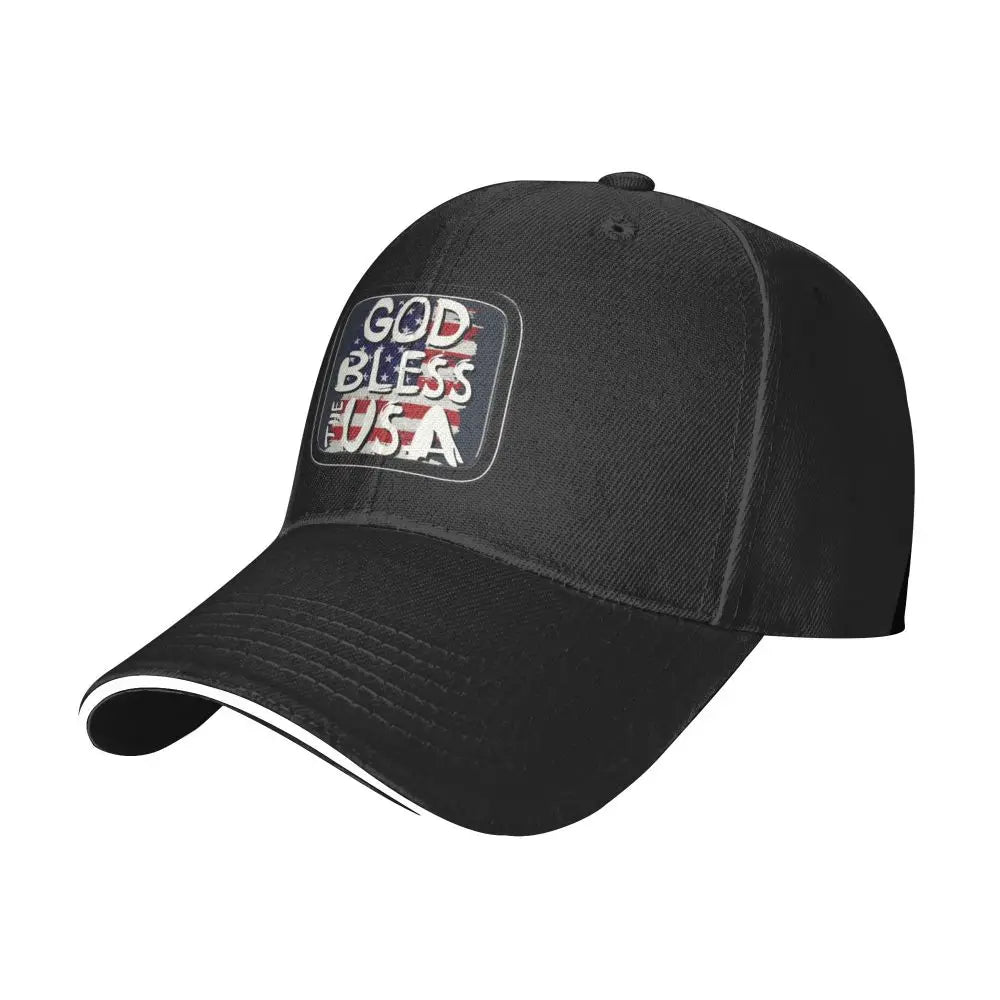 God Bless USA Printing Baseball Cap For Men Fashion High-end Snapback Caps Mens Hip Hop Street Tide Hat