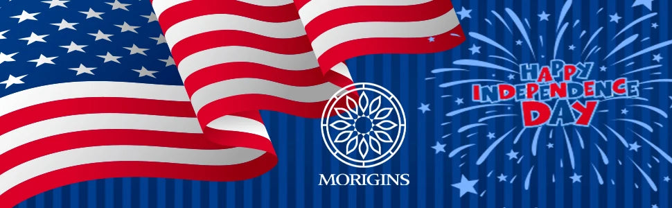 Morigins God Bless America 4th of July Garden Flag Double Sided Patriotic Strip and Star American Flag Independence Day Yard Out