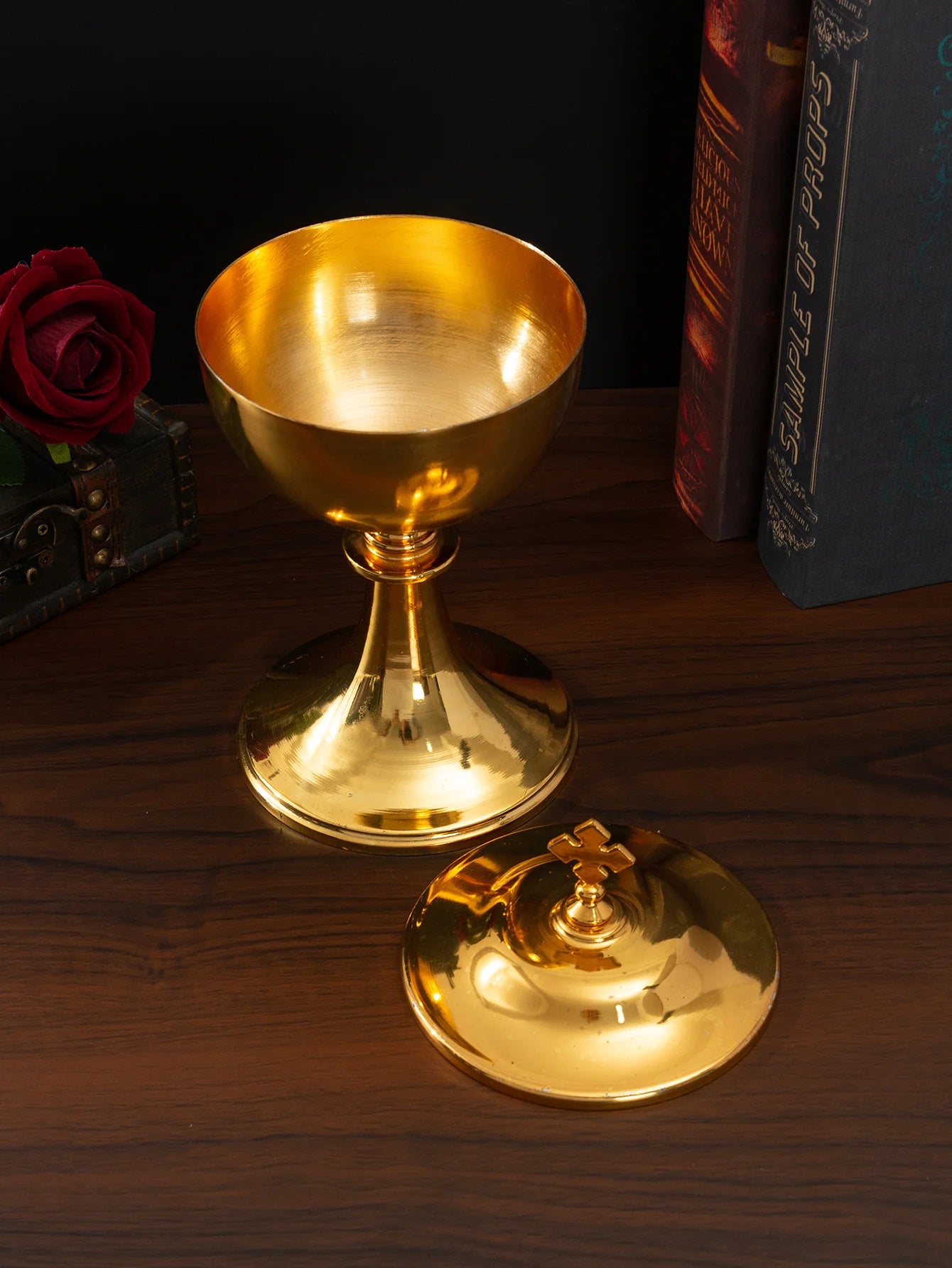 Holy Grail, Holy Box, Rosary, Rosary, Gold-plated Liturgical Supplies, Holy Communion Cup, Mass Supplies